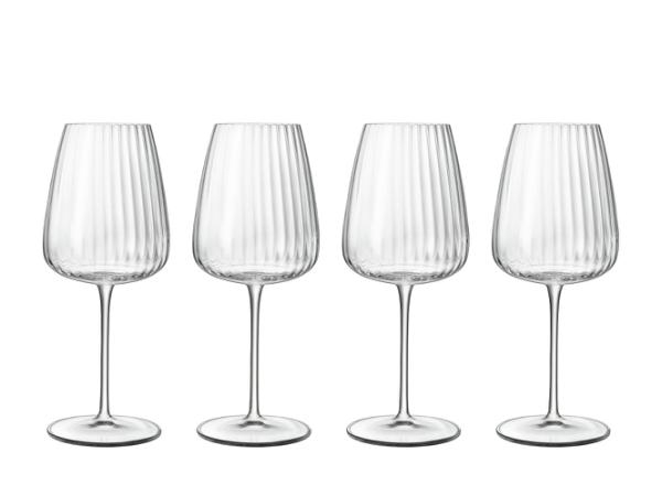 Luigi Bormioli Optica Hvidvinsglas Chardonnay Dia 9,3 x 22,7 cm 55 cl 4 stk. Klar 