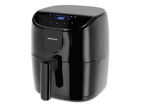 Nordic Sense Airfryer 3,5 liter 1500 watt Sort 