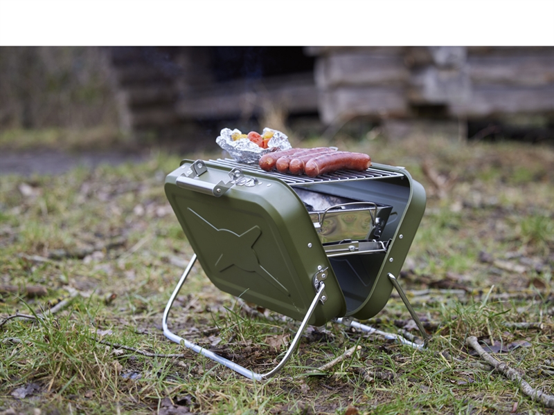 Xplore It Kulgrill 40 x 31,5 x 32 cm Army 