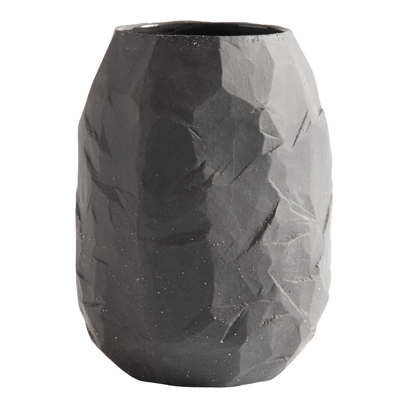 Muubs, Vase Kuri - Stone, Keramik - Ø16xH21 cm