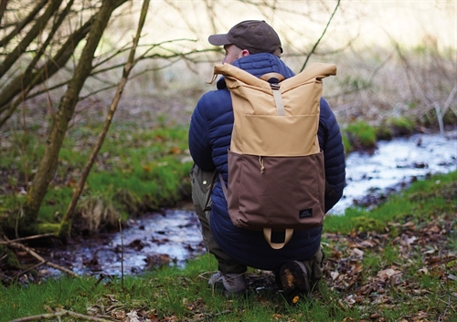 Retro Backpack m. Rulletop 30L Rpet