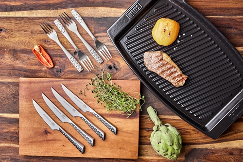 Weber Elegant og stilfuldt Grillfad og Grillbestik til 4 personer