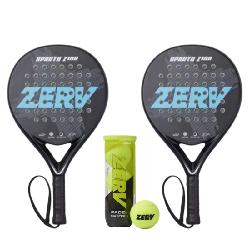 ZERV Padel Pakketilbud (2 X ZERV Sparta Z100 + ZERV Padel Master bolde), Kendt fra Løvens Hule